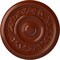 Ekena Millwork Tyrone Ceiling Medallion (Fits Canopies up to 6 3/4"), Hand-Painted Firebrick, 16 1/8"OD x 3/4"P CM16TYFIF - alternate 1